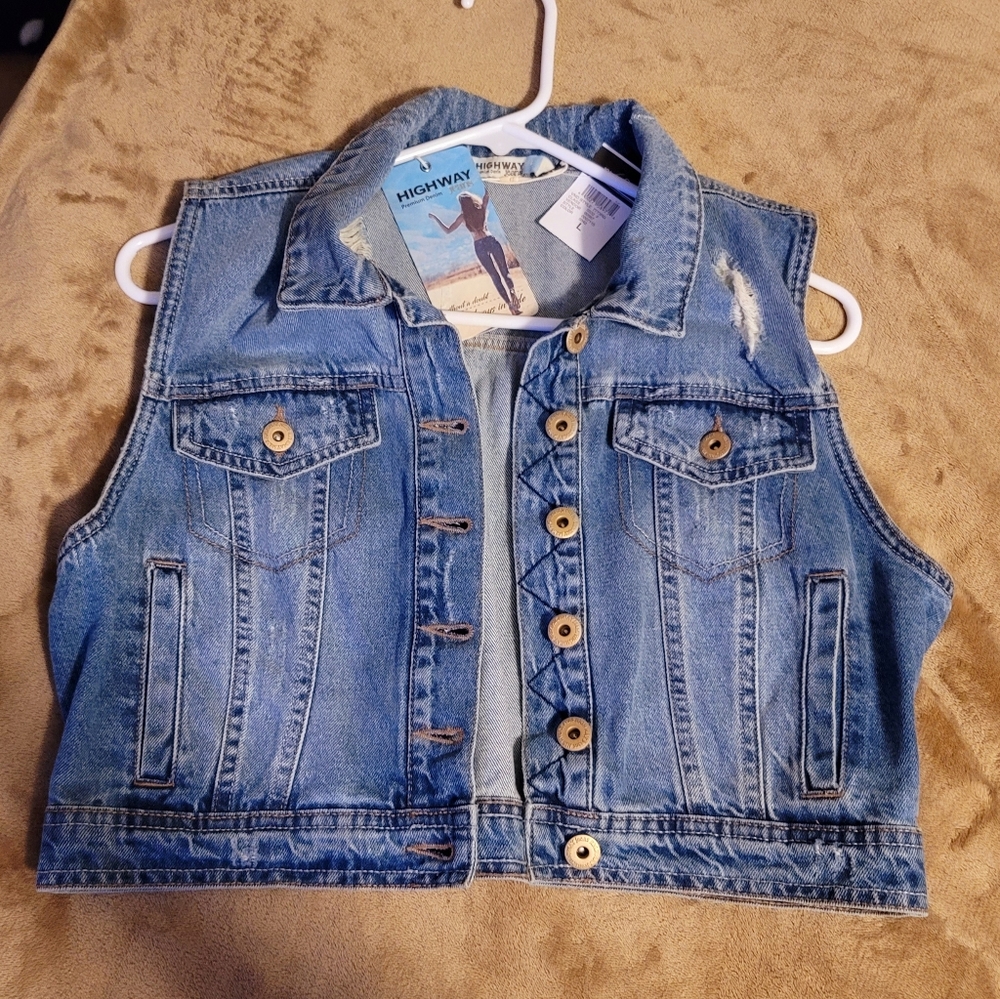 Highway Premium Denim Jean Vest